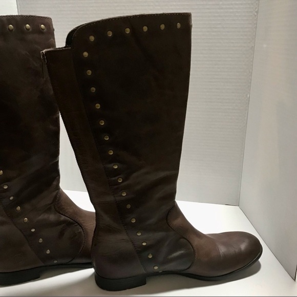 Born Larsen Genuine Leather Studded Riding Knee Boots - Picture 7 of 10